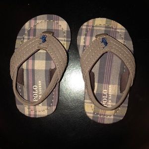 New Ralph Lauren flip flops Sz 5c